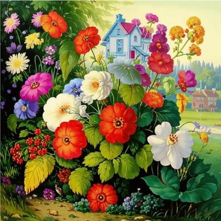 Цветы садовые