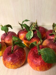 Овощи, фрукты и вкусняшки из ваты (мастер-классы)