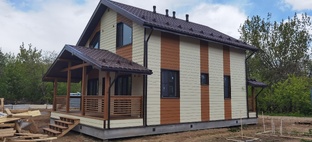 🏡7,5х8,5 м с террасой 2х7,5 м