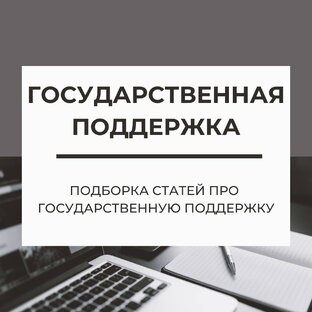 Государственная поддержка 