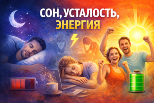 ВСЁ О СНЕ, УСТАЛОСТИ И ЭНЕРГИИ