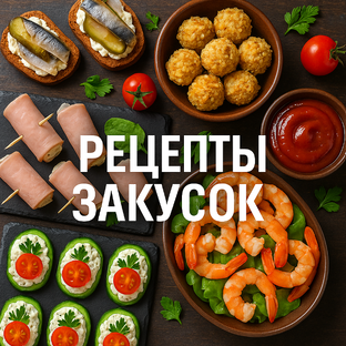 Рецепты закусок от Дарики