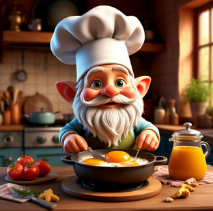 🥞 "УТРЕННИЙ БУНТ": ЗАВТРАК ЛЮБОВЬЮ ОТ ГНОМА МАФИНА