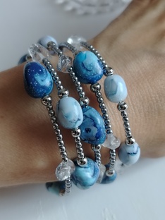 Браслеты многорядные 