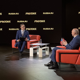 Интервью в НЦ «Россия»