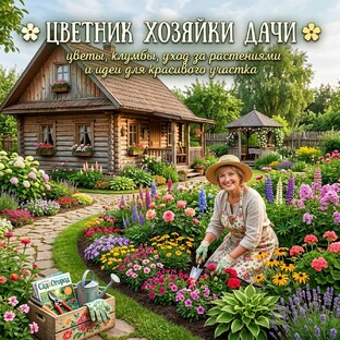 🌸 Цветник хозяйки дачи