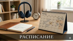 Расписание