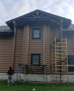 Отделка деревянного дома