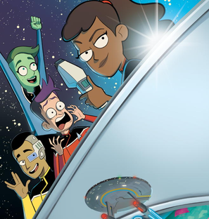 Обложки к мини-серии Звёздный путь: Нижние палубы