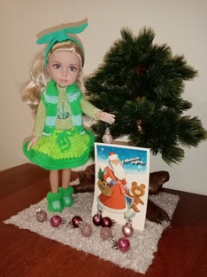 С Наступающим Новым годом всех  тех кто как и я увлекается куклами