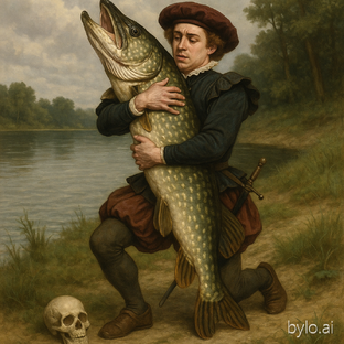 Ловля хищной рыбы.