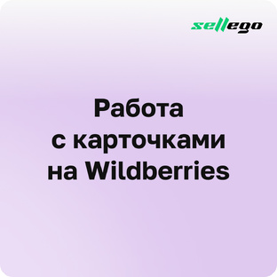 Работа с карточками на Wildberries