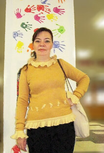 Вязание на машинке.