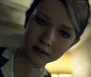 Фигурка Кэры из игры "Detroit: Become Human" из пластилина