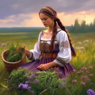 Аринка, с солнечной отметиной