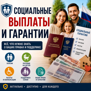 Социальные выплаты (пенсии, зарплаты)