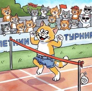 Кеша спортивный-позитивный