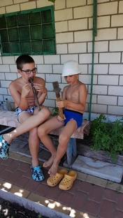 В отпуске у мамы