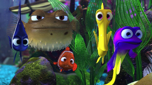 Персонажи мультфильма "В поисках Немо"