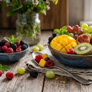Ягоды или Фрукты: что на самом деле полезнее? 🍓🍊
