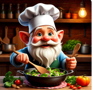 🥗🥬🫜ВЗРЫВ ВКУСА САЛАТЫ С ГНОМОМ МАФИНОМ