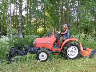 Японский минитрактор