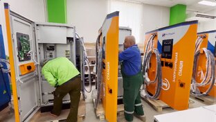 Зарядные станции для электромобилей