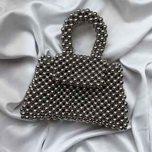 Сумка из бусин Баленсиага 