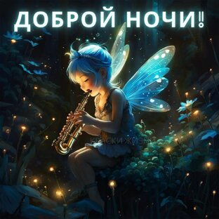 Открытки  "Доброй ночи", "Спокойной ночи"
