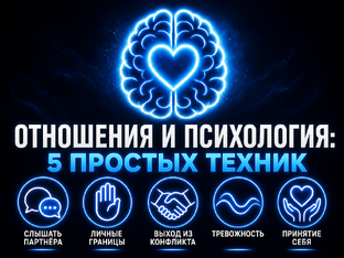 ПСИХОЛОГИЯ: 5 ПРОСТЫХ ТЕХНИК