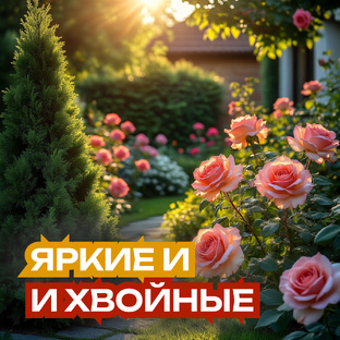 Хвойные и декоративные растения: красота без проблем 🌹🌲
