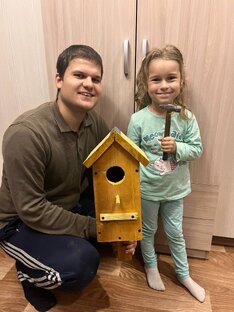 Вместе с дочкой