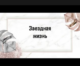 Звездная жизнь