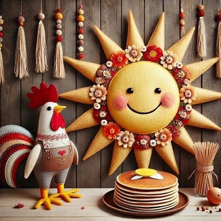 Масленица чинная, блинная