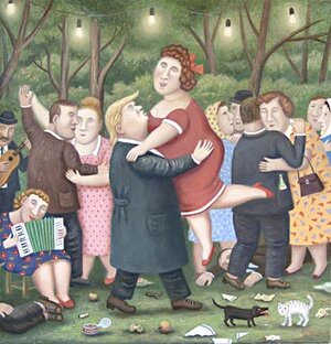 Забавные картины известных художников 