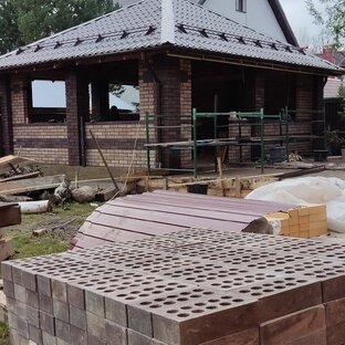 беседки из кирпича