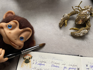 Раскрашенное за месяц