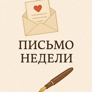 💌 Письмо недели
