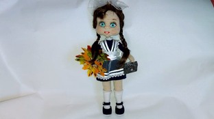 Мастер класс куклы школьницы Наташи