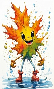 Осенние.Картинки-пожелания на каждый день.