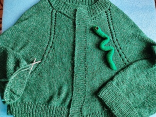 ✨Кофточка-коротулька* Змейка*✨