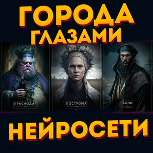Города России глазами нейросети #нейросеть #midjourney