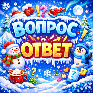  Вопрос ответ. ❄️