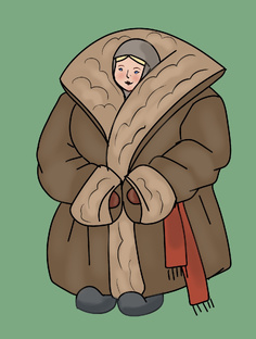 Полный курс по ватной игрушке Маруся в тулупе