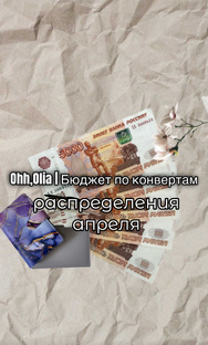 #АПРЕЛЬ | Все распределения месяца | Бюджет по конвертам 2025г