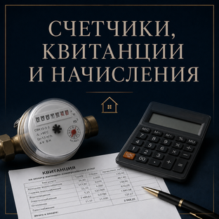 Счетчики, квитанции и начисления
