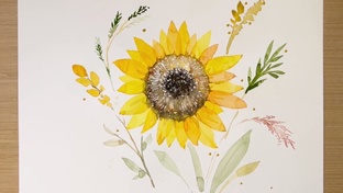 Акварель основные техники