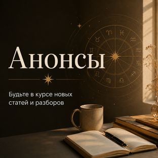 Анонсы