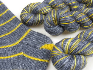 Моя пряжа ручного окрашивания 