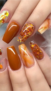 Дизайн ногтей на осень